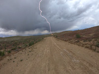 Lightning on the Utah Backcountry Discovery Route